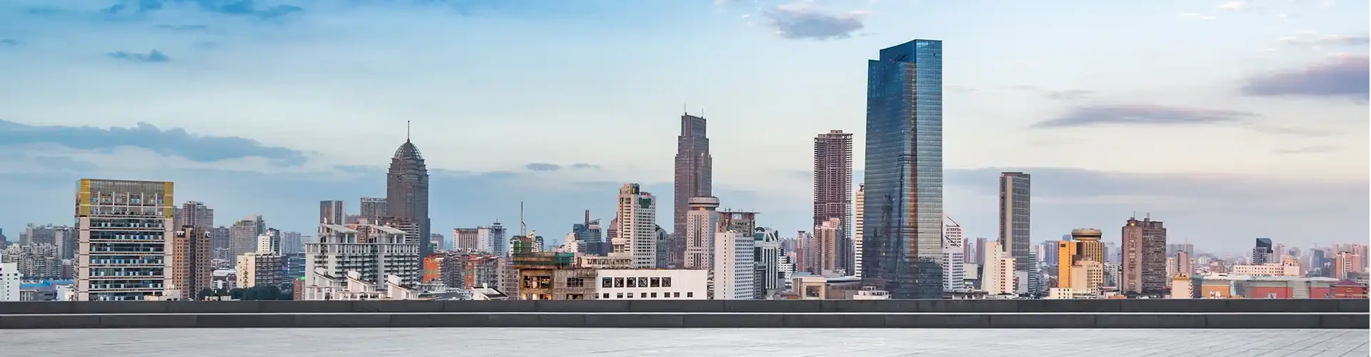  a urban landscape where tall buildings are there